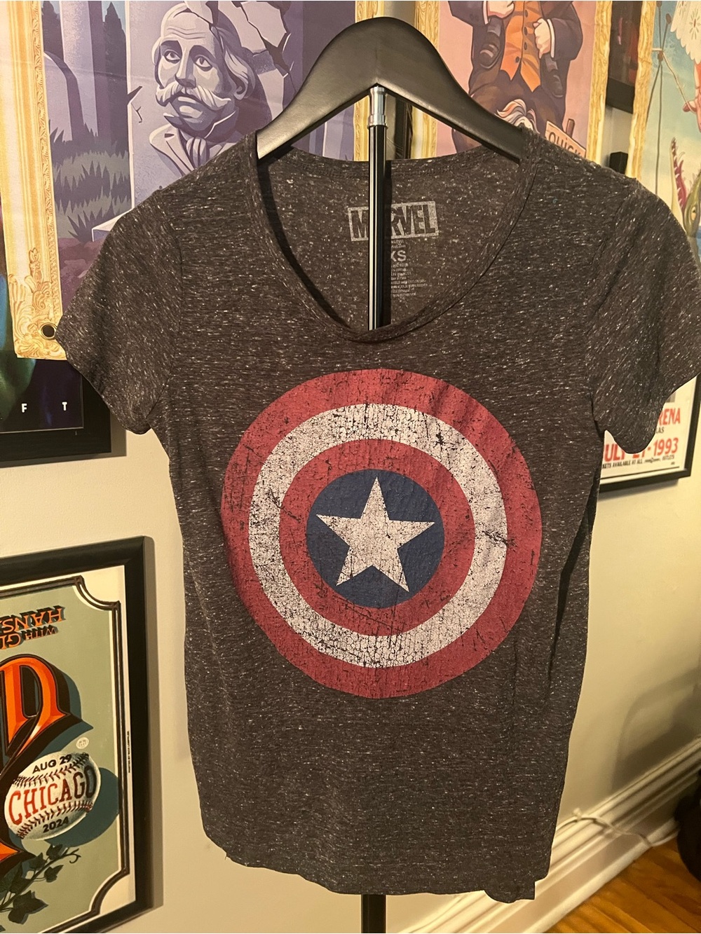 Marvel Women's Captain America Shield Tee